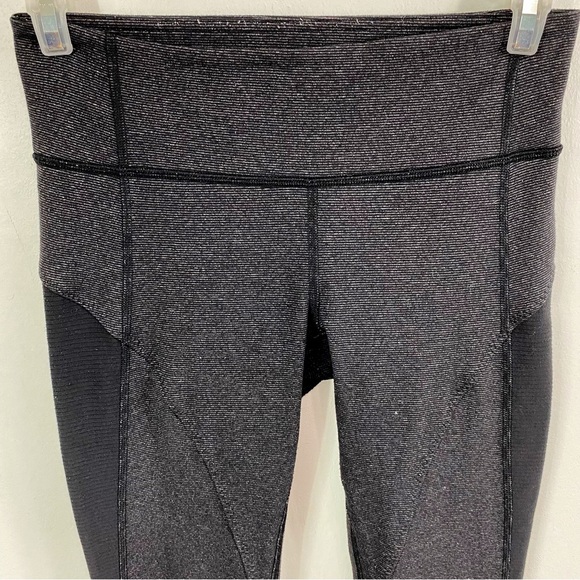 Lululemon Ankle Zip Compression Leggings Sz 4 - Picture 2 of 11